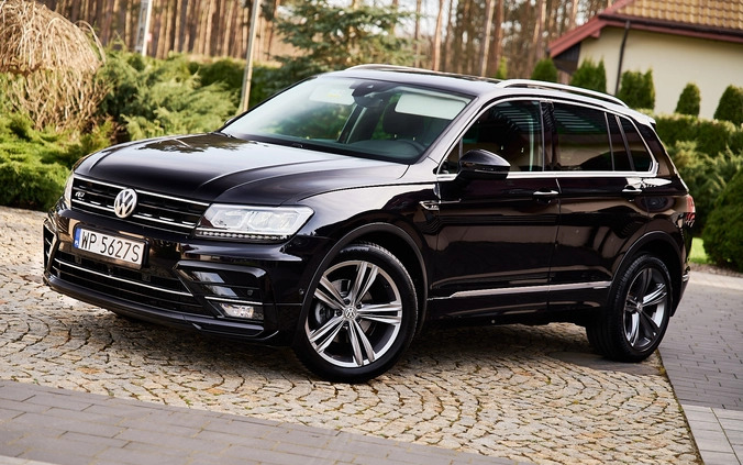 Volkswagen Tiguan cena 82900 przebieg: 199900, rok produkcji 2018 z Płock małe 781